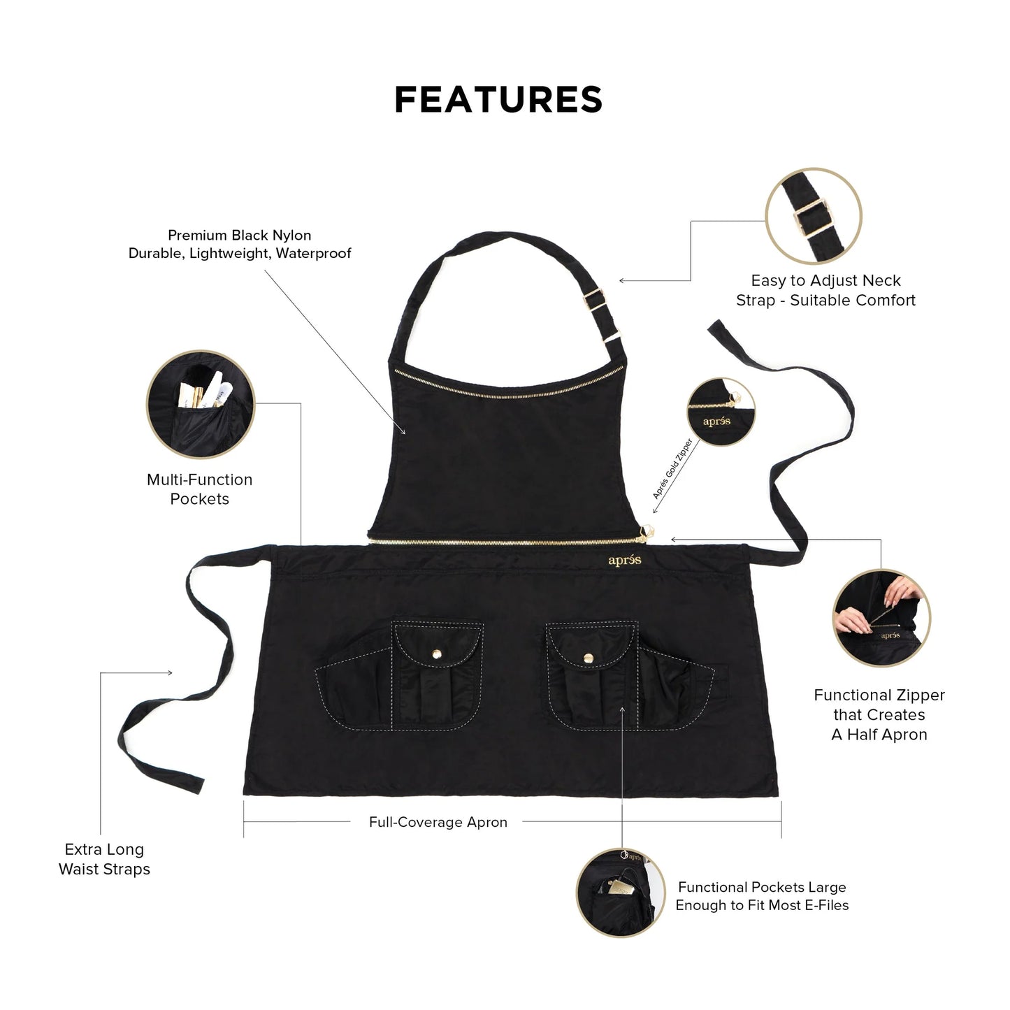 Delantal Profesional Apres