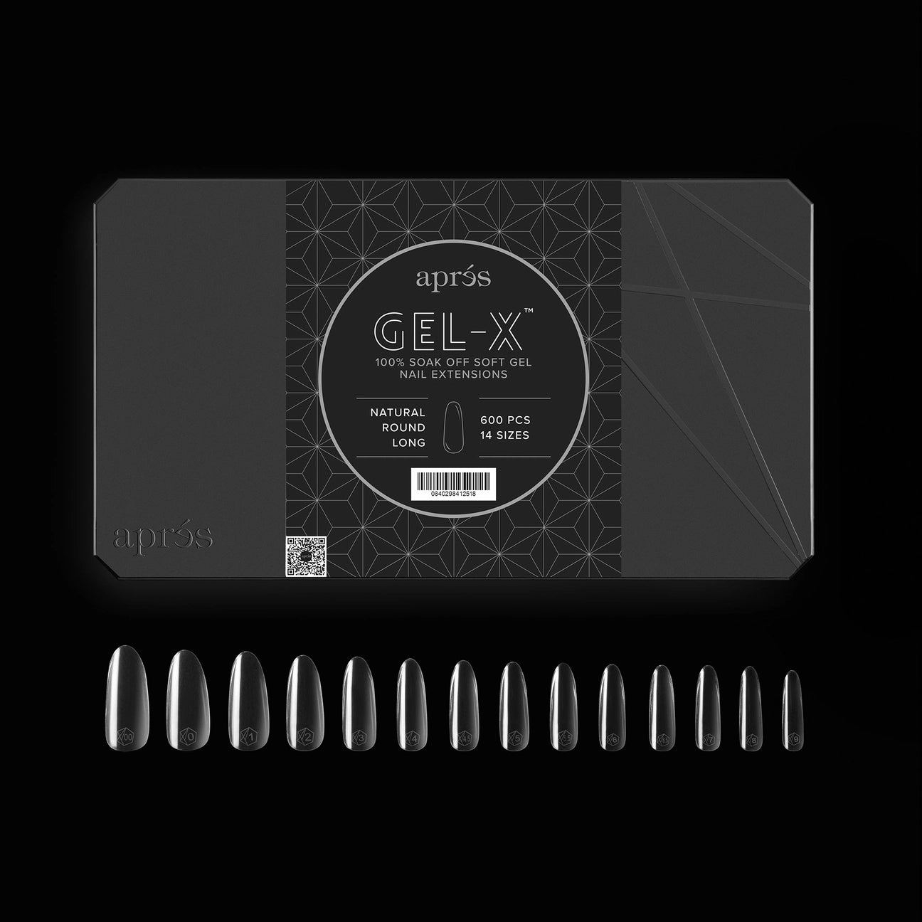 Gel-X® Tips Natural Redondo Largo (600und)