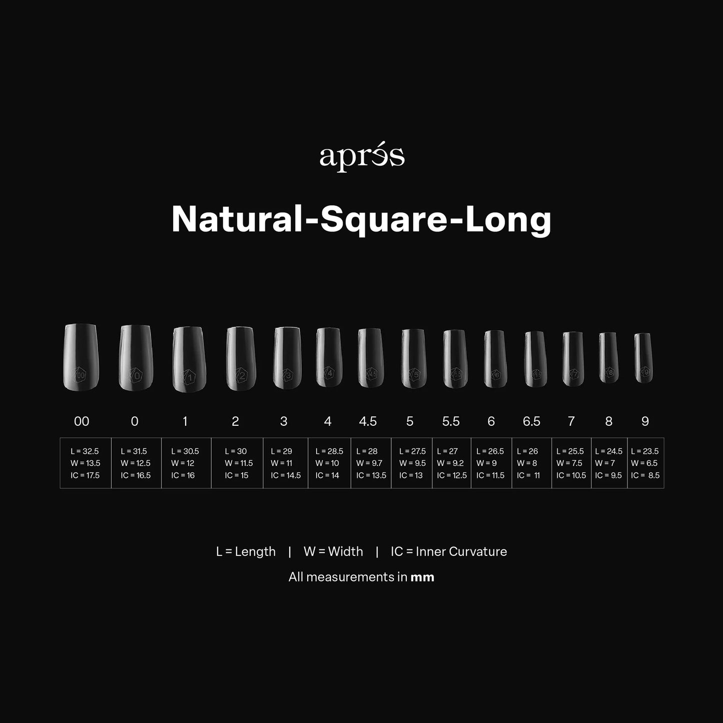 Gel-X® Tips Natural Cuadrado Largo (280und)