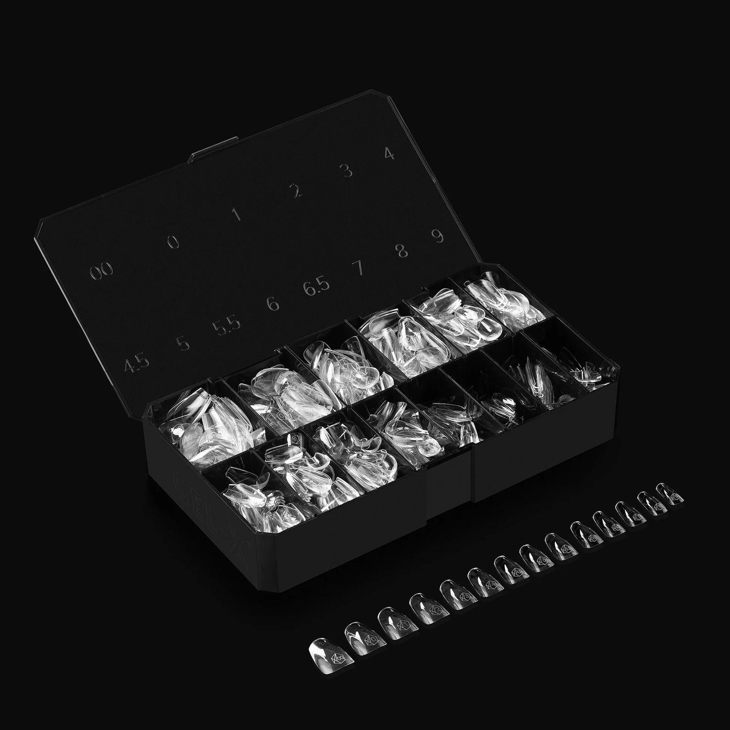 GEL-X® Tips Esculpido Coffin Corto (600PCS)