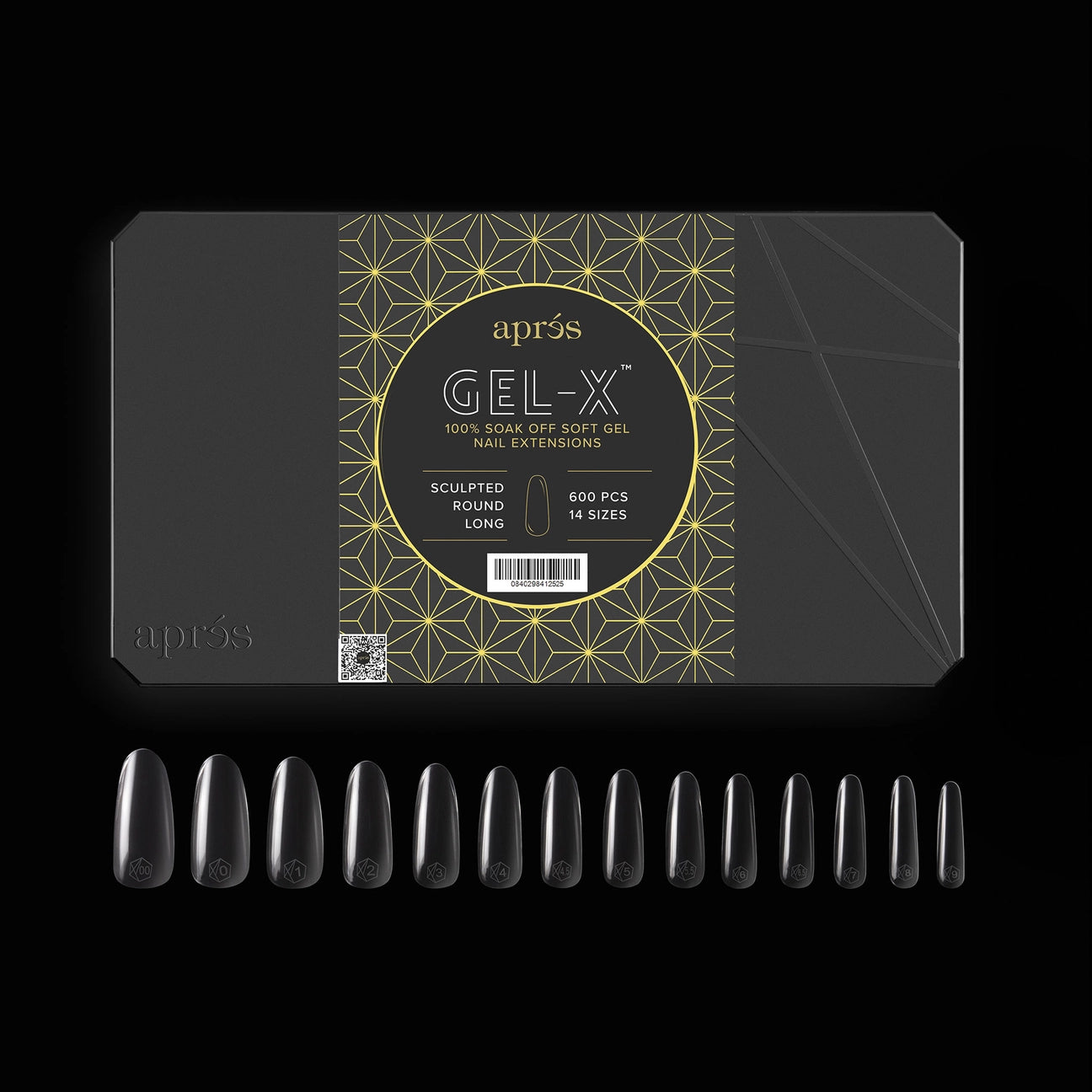GEL-X® Tips Esculpido Redondo Largo (600PCS)