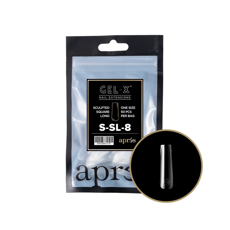 Gel-X® Refill Esculpido Cuadrado Largo