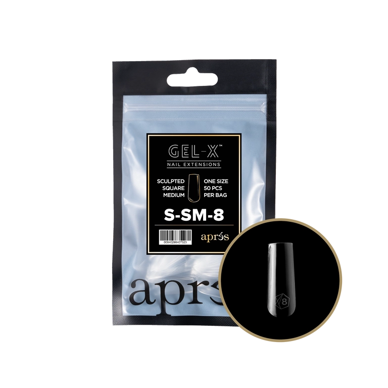 Gel-X® Refill Esculpido Cuadrado Medio