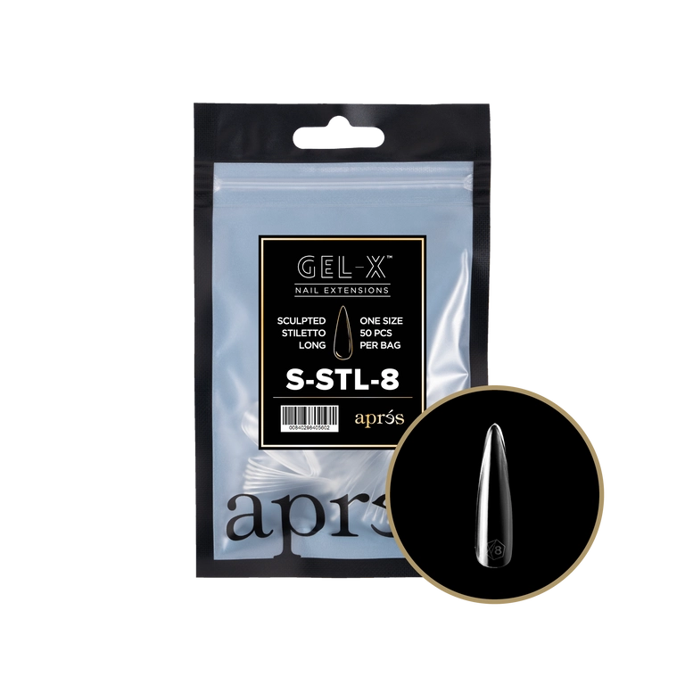 Gel-X® Refill Esculpido Stiletto Largo