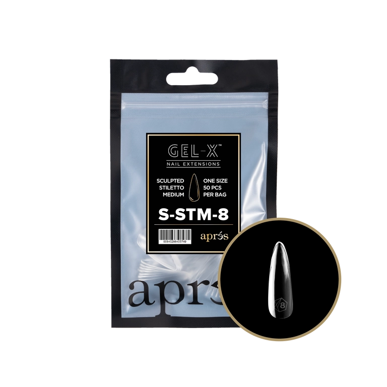 Gel-X® Refill Esculpido Stiletto Medio