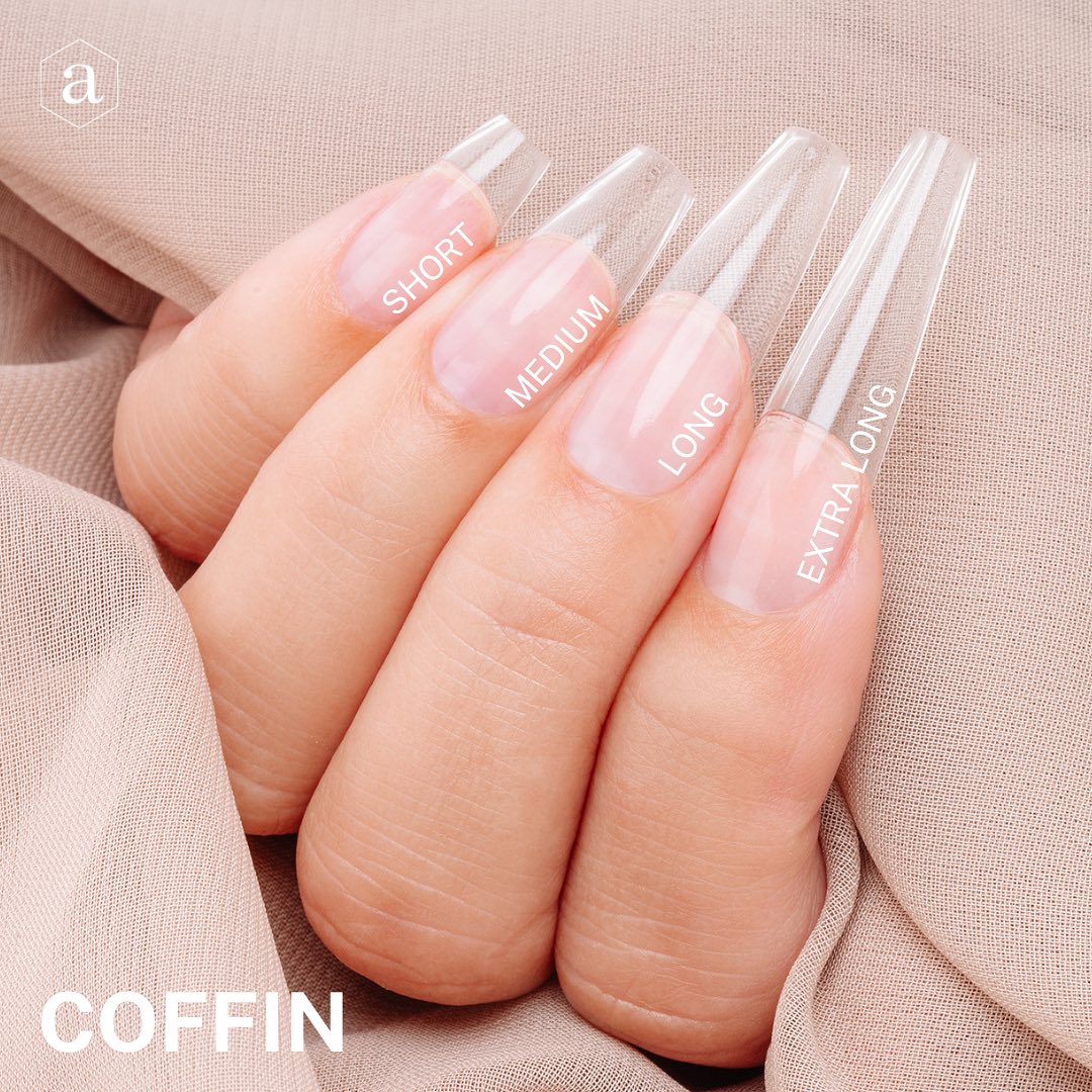 Gel-X® Tips Esculpido Coffin Medio (280und)