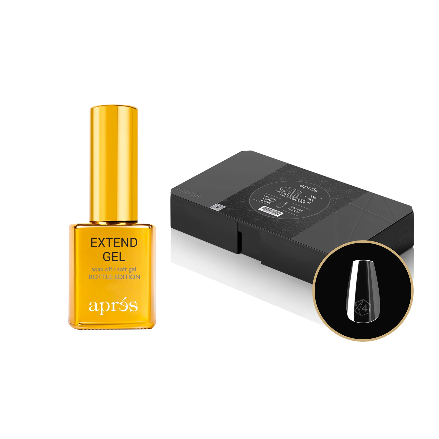 Pack Gel-X Natural Coffin Corto