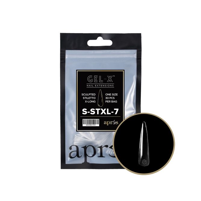 Gel-X® Refill Esculpido Stiletto Extra Largo