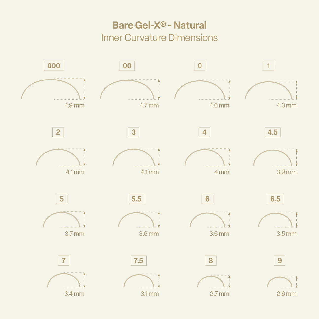 Bare Gel-X Natural (280pcs)