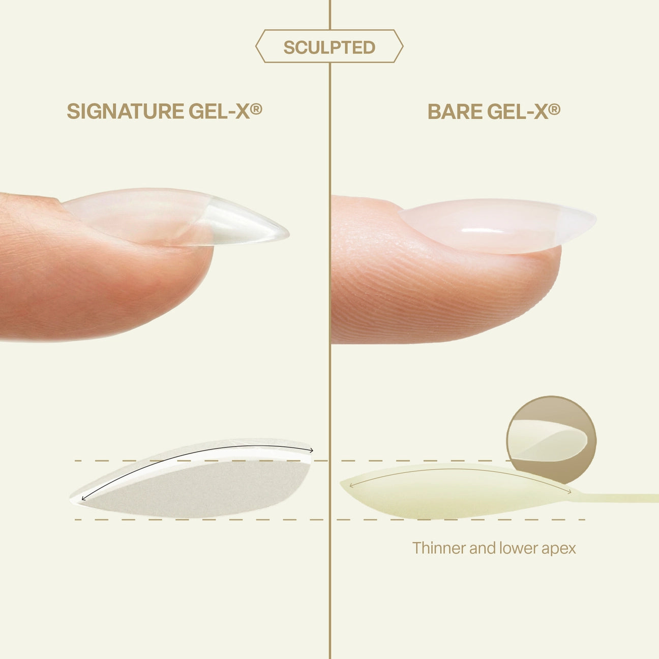 Bare Gel-X Sculpted (280pcs)
