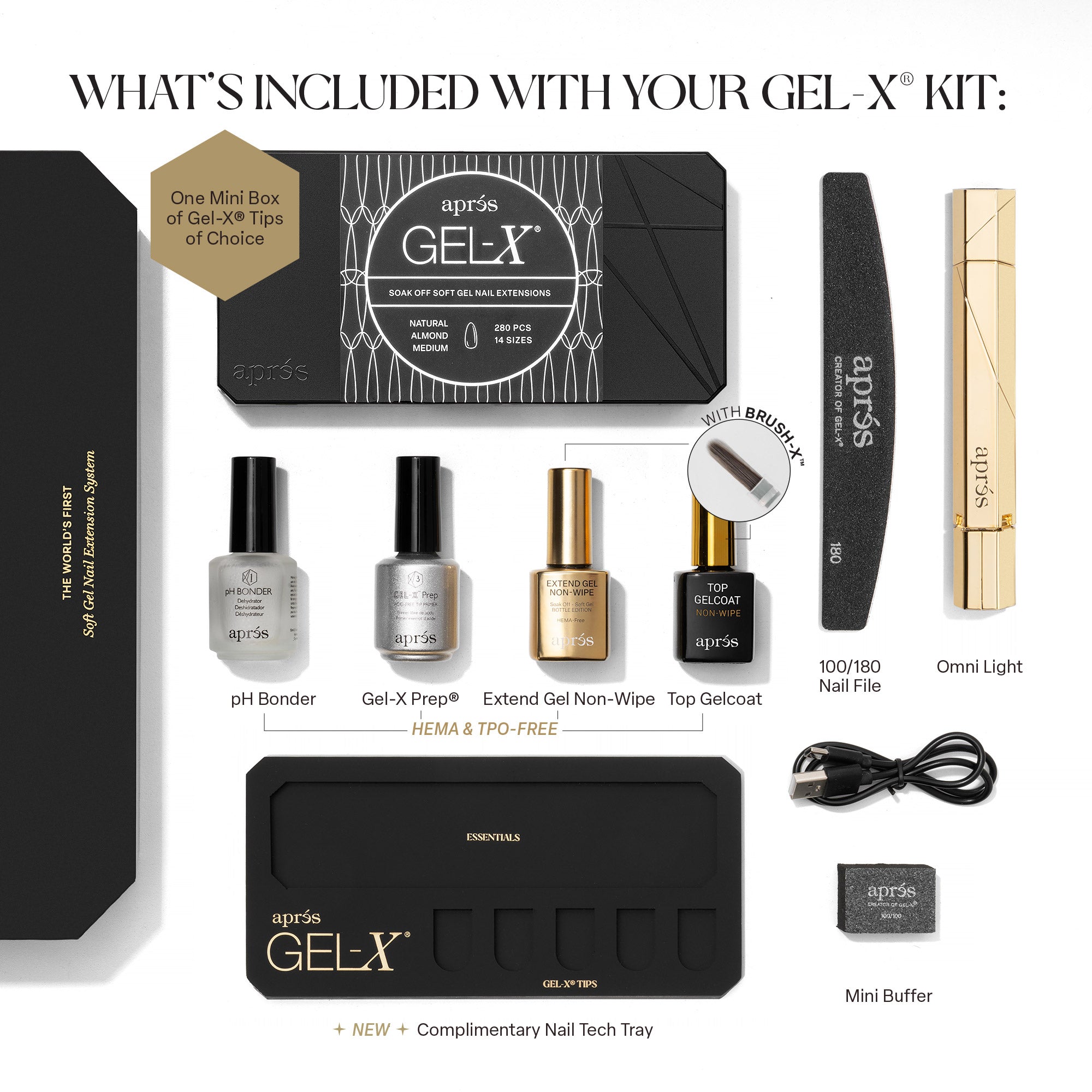 pediglass New Gel & New Vator セット GEL-X®KITS – Apres Nail Chile