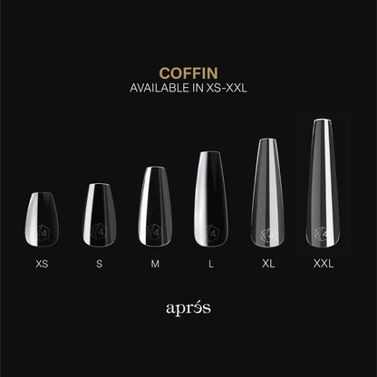 Gel-X® Tips Natural Coffin Corto (280und)