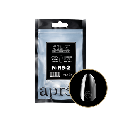 Gel-X® Refill Natural Redondo Corto