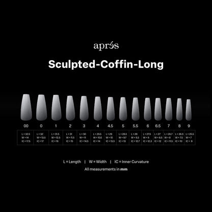 Gel-X Tips Ombre Esculpido Coffin Largo (210pcs)