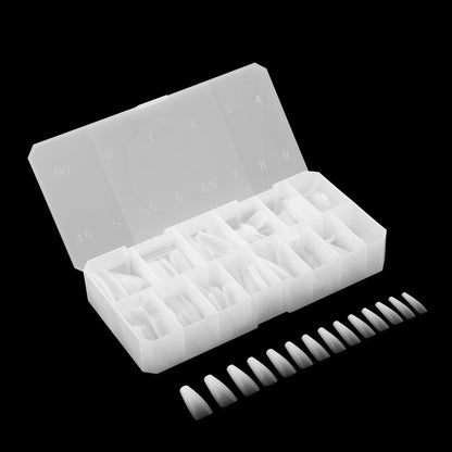 Gel-X Tips Ombre Esculpido Coffin Largo (210pcs)