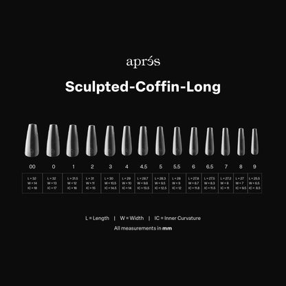 GEL-X® Tips Esculpido Coffin Largo (600PCS)