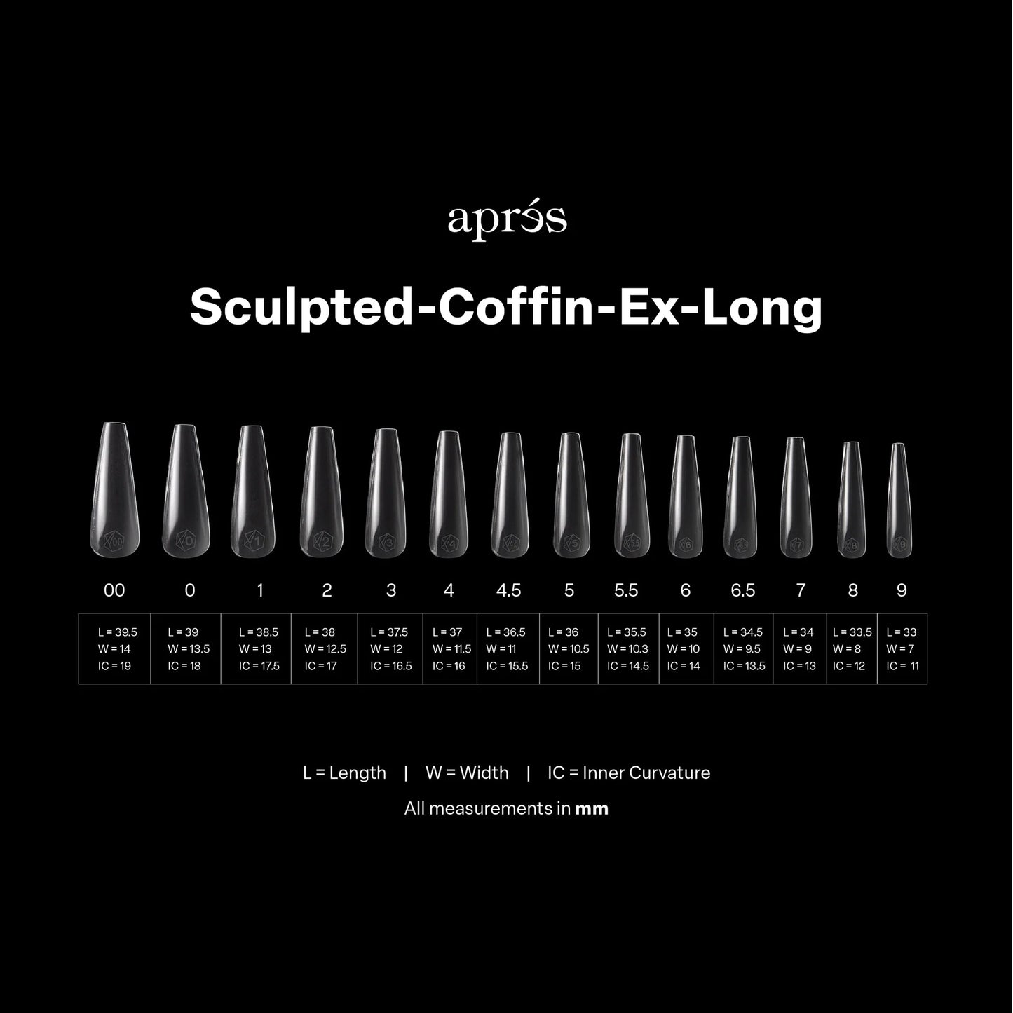 Gel-X® Tips Esculpido Coffin Extra Largo (210und)