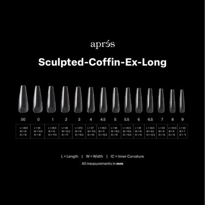 Gel-X® Tips Esculpido Coffin Extra Largo (210und)