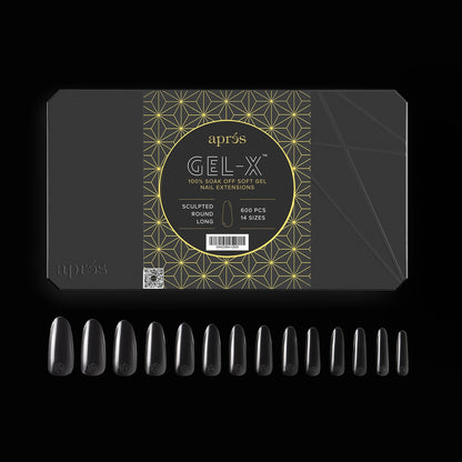 GEL-X® Tips Esculpido Redondo Largo (600PCS)