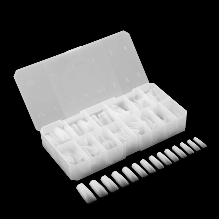 Gel-X Tips Ombre Esculpido Cuadrado Largo (210pcs)