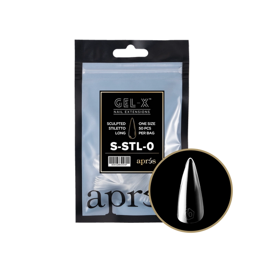 Gel-X® Refill Esculpido Stiletto Largo