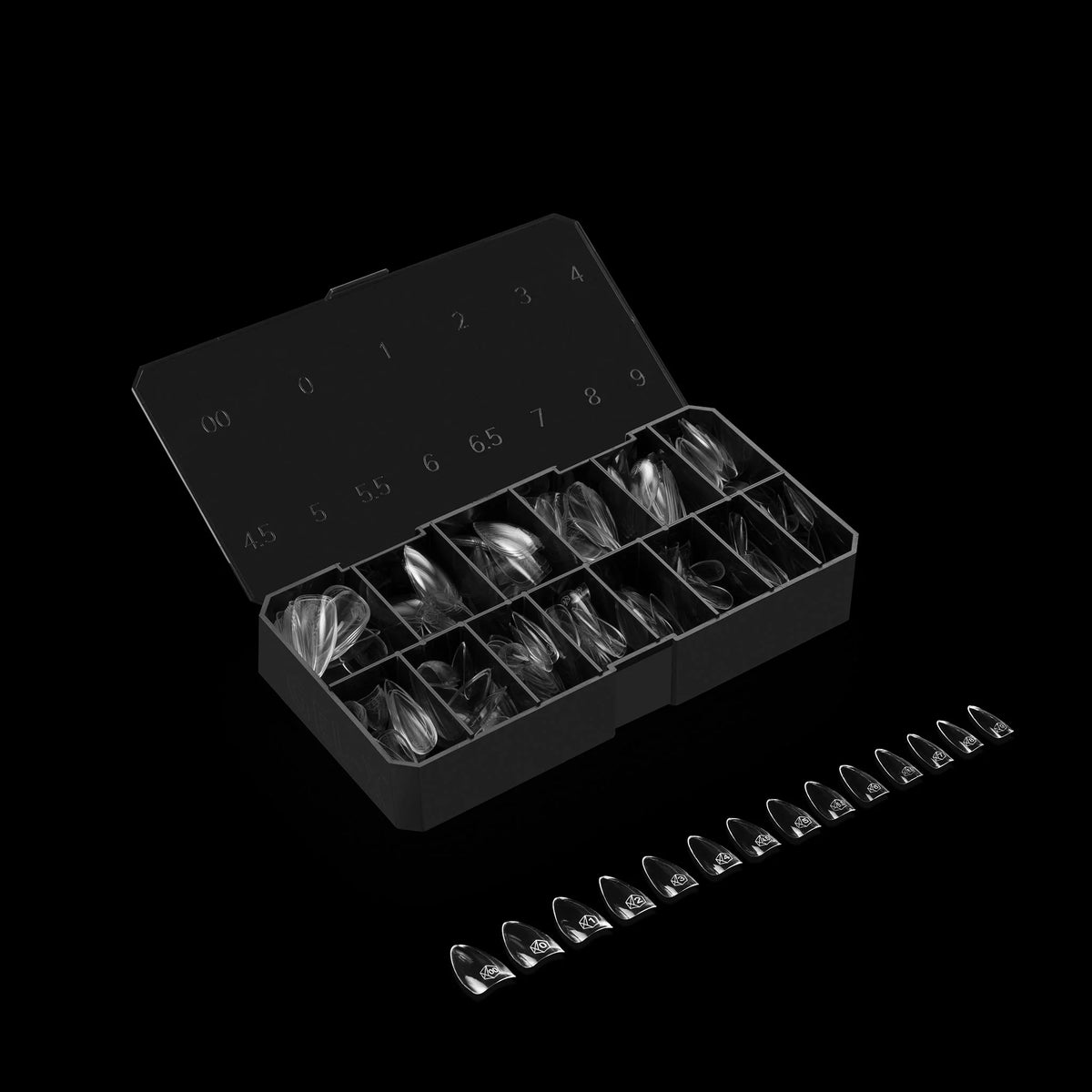 Gel-X® Tips Natural Stiletto Medio (280und)