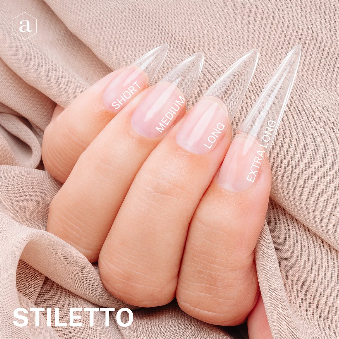 Gel-X® Tips Esculpido Stiletto Extra Extra Largo (210und)