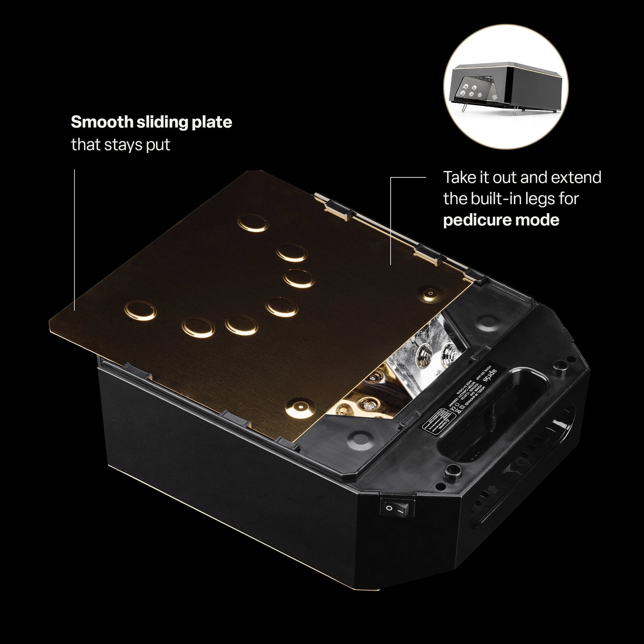 Lampara Nova LED - Negro